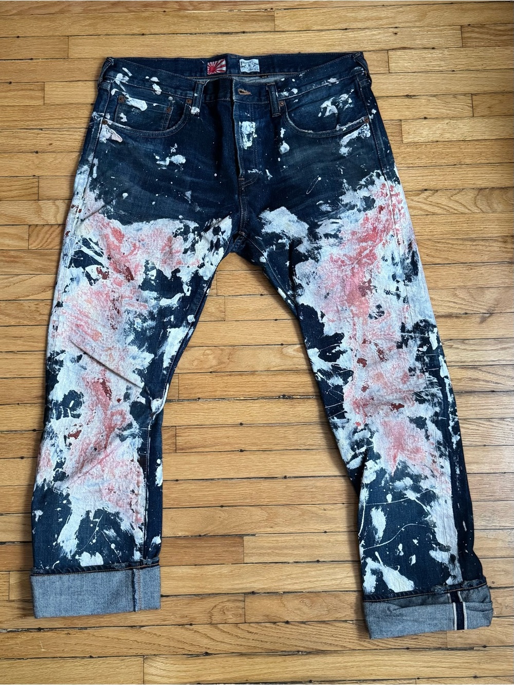 PRPS Noir Selvedge Denim  – Paint Splatter – 36x34